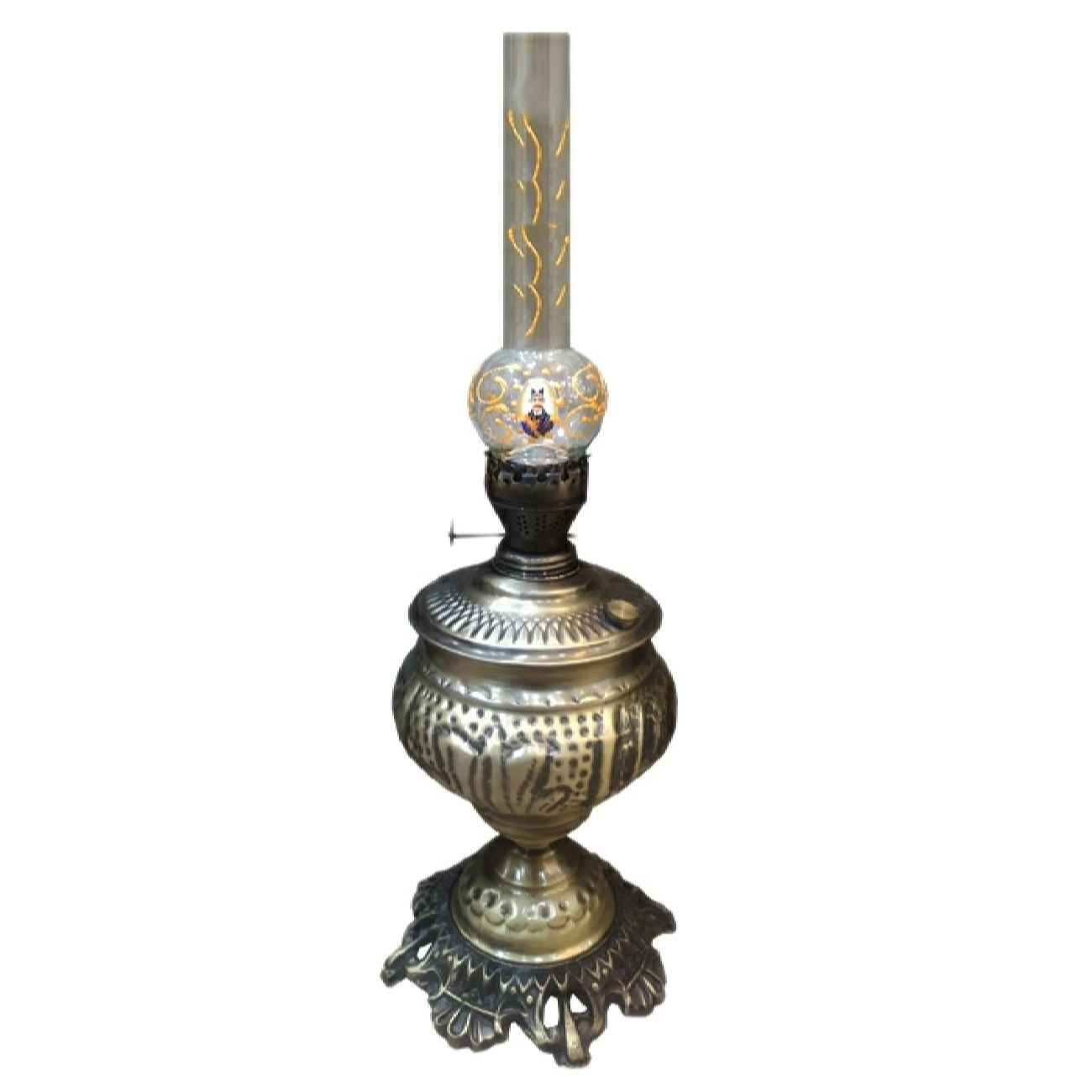 Price and Buy Persian Metal Kerosene Oil Lamp in Qajar Design – Antique Lighting for Home Decor_690153be0d848.jpeg Price and Buy Persian Metal Kerosene Oil Lamp in Qajar Design – Antique Lighting for Home Decor - Image 1