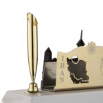 Price and Buy Persian Metal Office Desk Organizer Accessories with Iran Design - Image 8