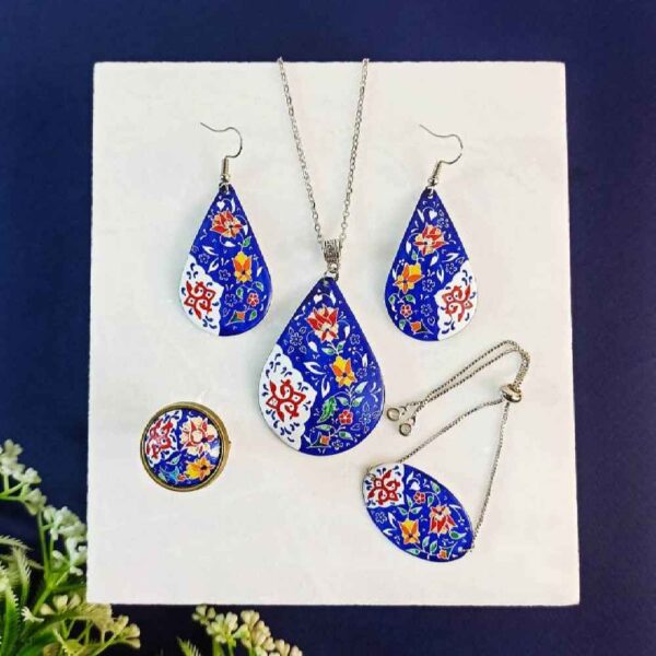 Price and Buy Persian Minakari Jewelry Set Model Lajevard_68fbe82ea1b87.jpeg Price and Buy Persian Minakari Jewelry Set Model Lajevard
