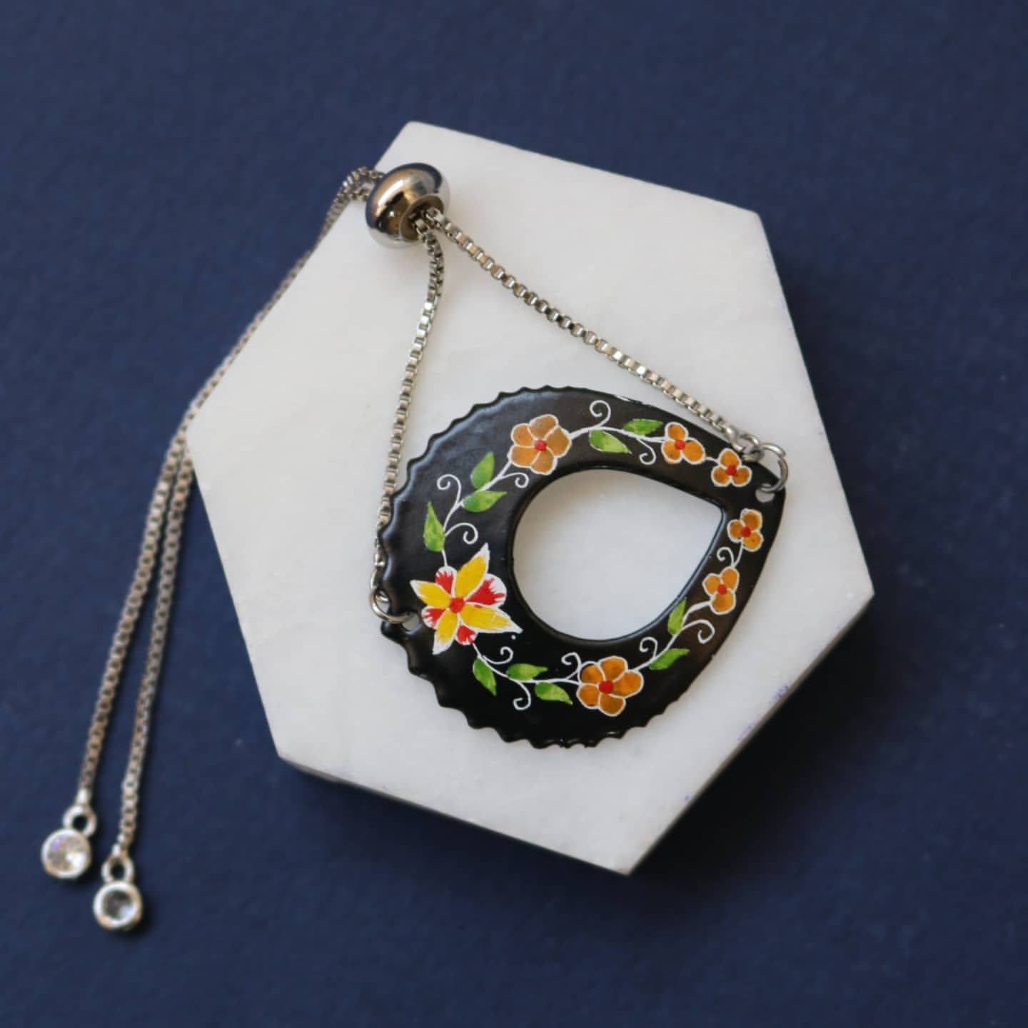 Price and Buy Persian Minakari Jewelry Set Model Mahfar - Image 3
