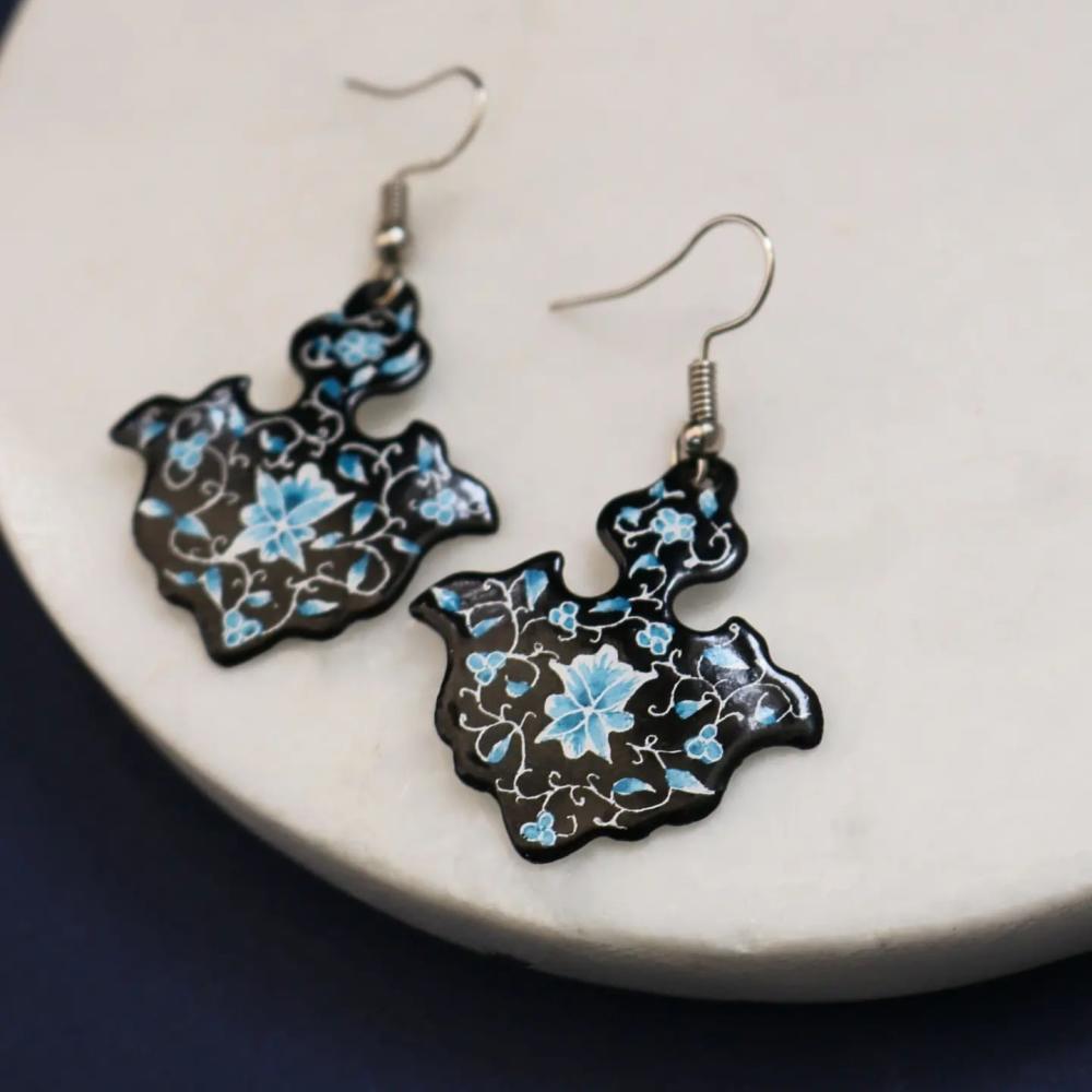 Price and Buy Persian Minakari Jewelry Set Model Mahtab - Image 3