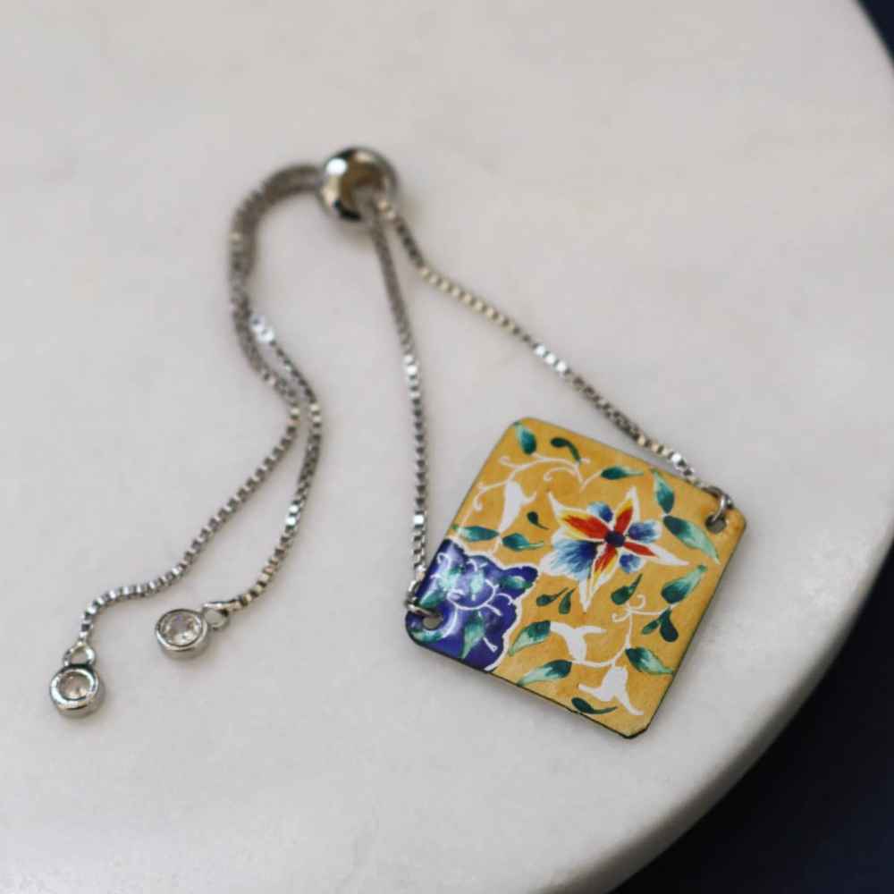 Price and Buy Persian Minakari Jewelry Set Model Roshanak - Image 4