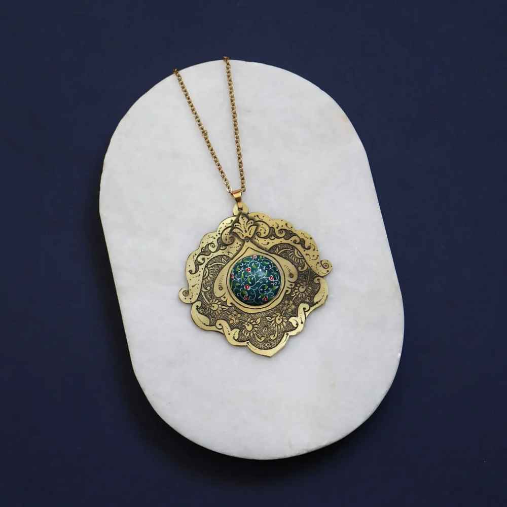 Price and Buy Persian Minakari Necklace Artistic Lona - Image 3