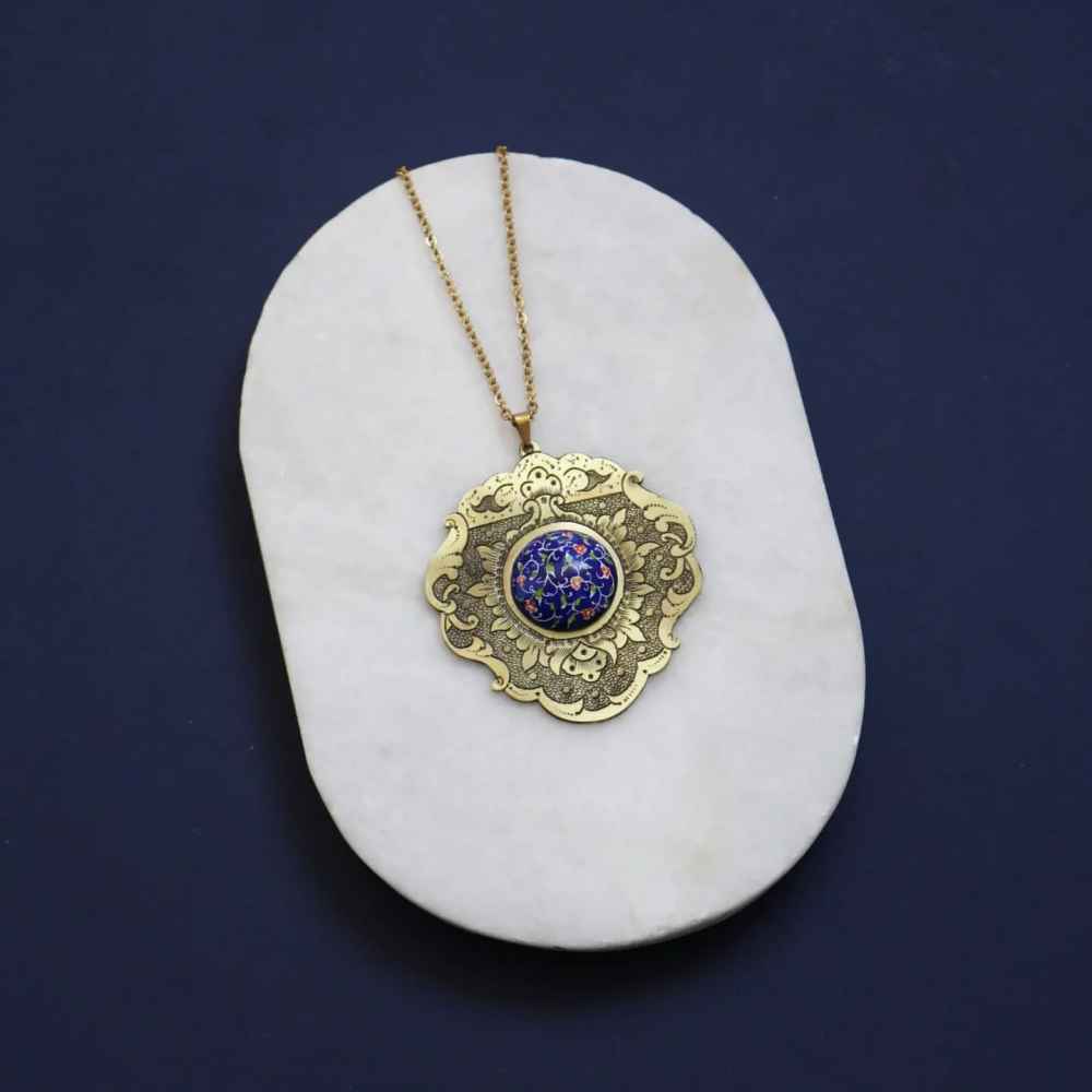 Price and Buy Persian Minakari Necklace Artistic Lona - Image 5