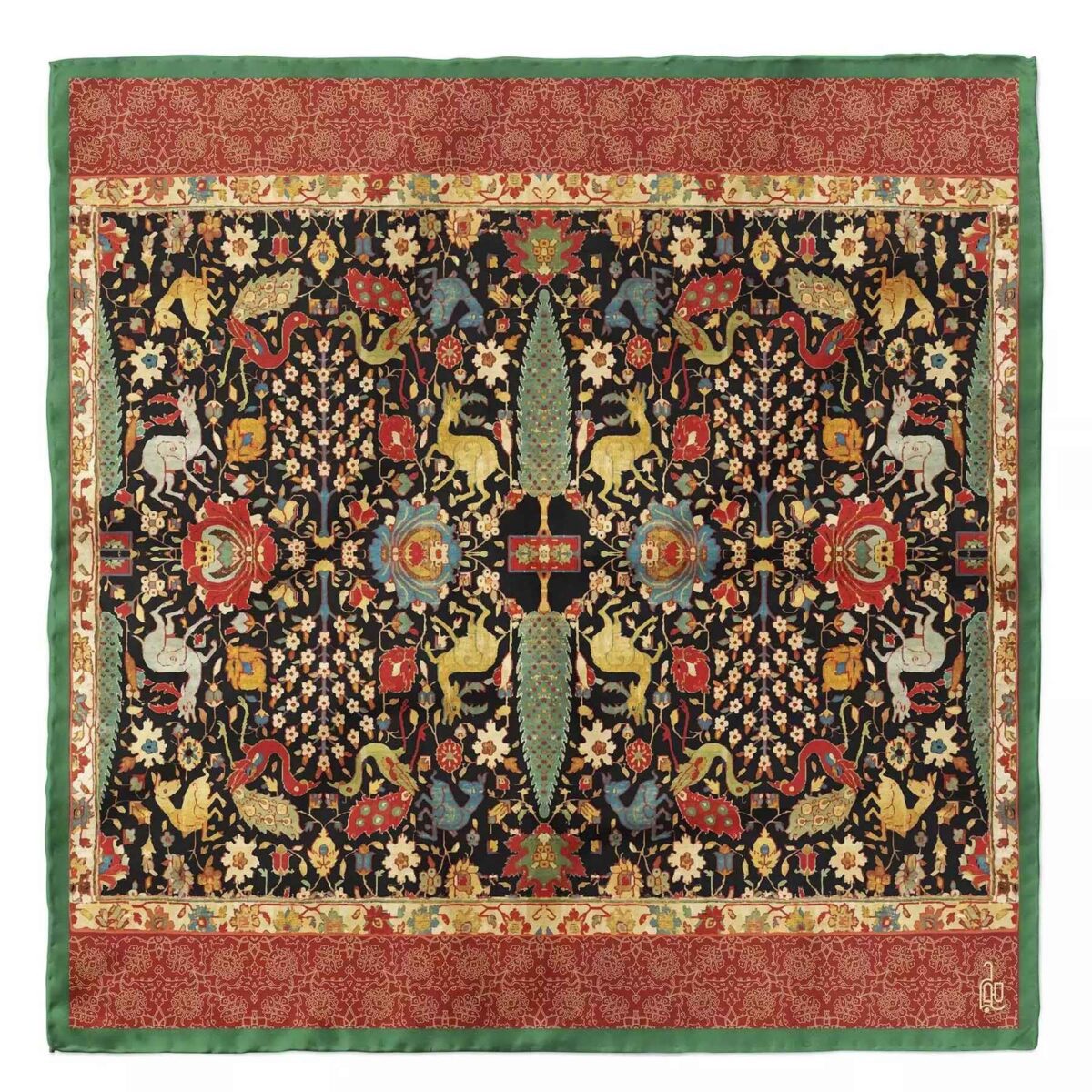 Price and Buy Persian Mini Head Scarf for Women – Luxe & Vibrant Traditional Print Motif