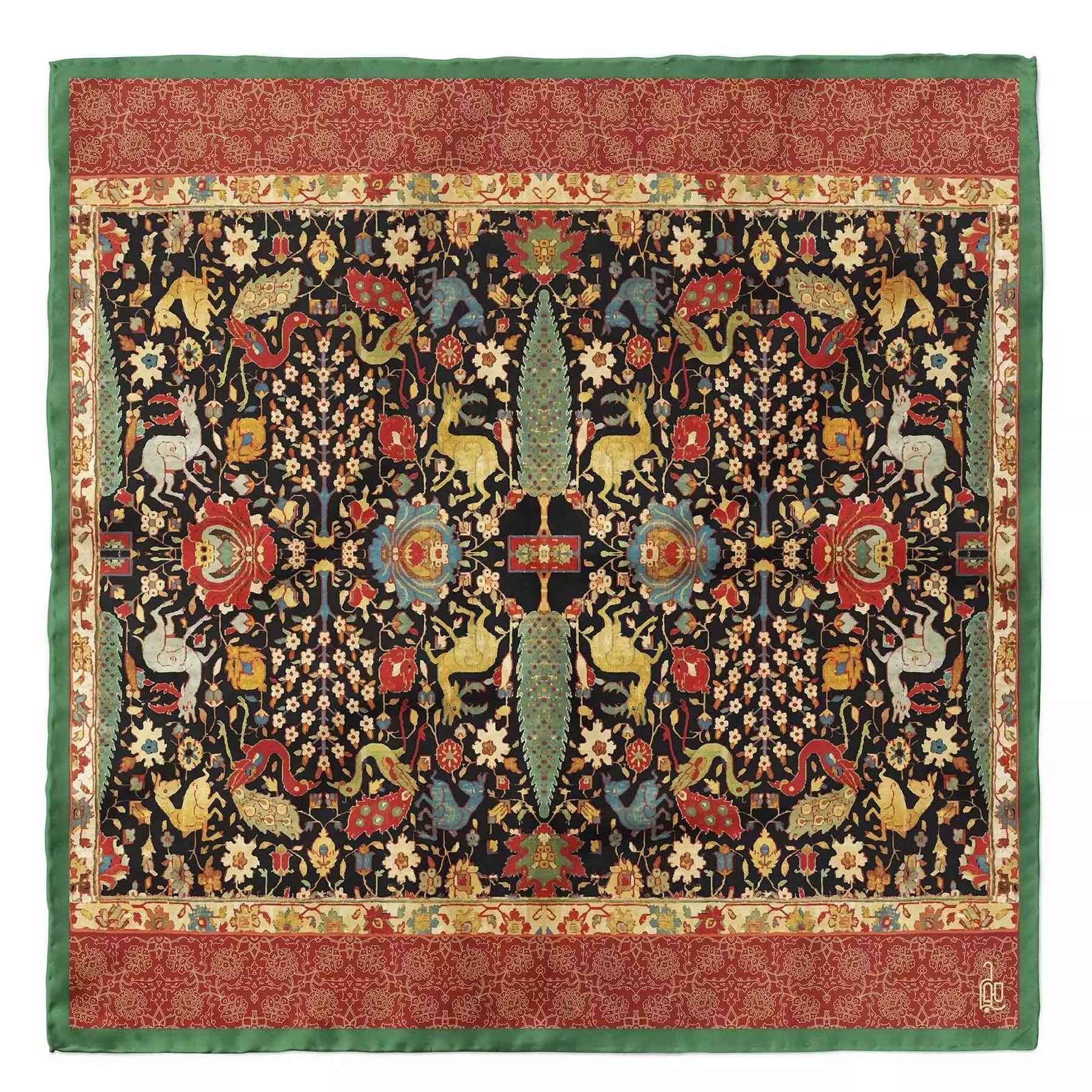 Price and Buy Persian Mini Head Scarf for Women – Luxe & Vibrant Traditional Print Motif
