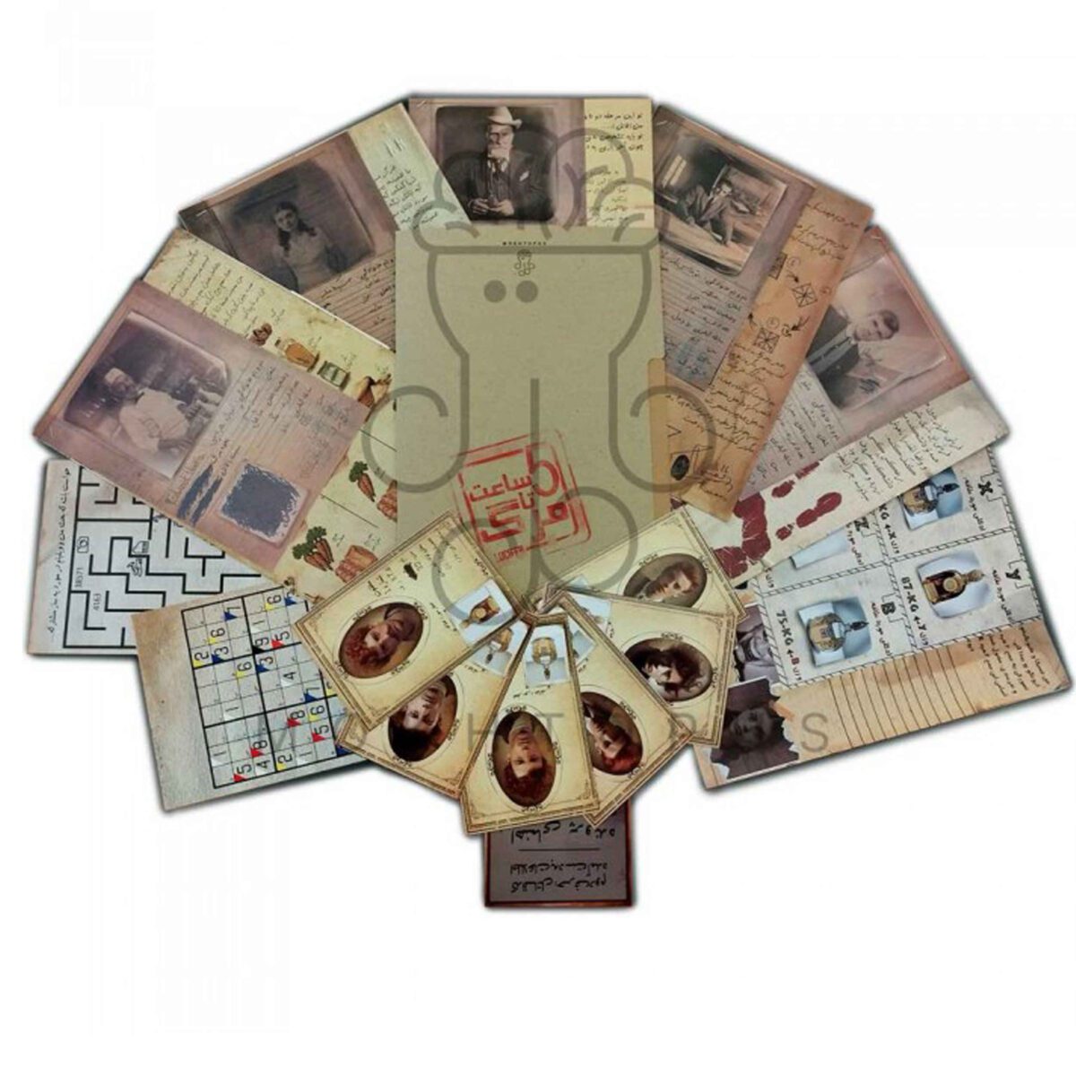 Price and Buy Persian Murder Mystery Board Game Five Hours to Death Case - Image 3
