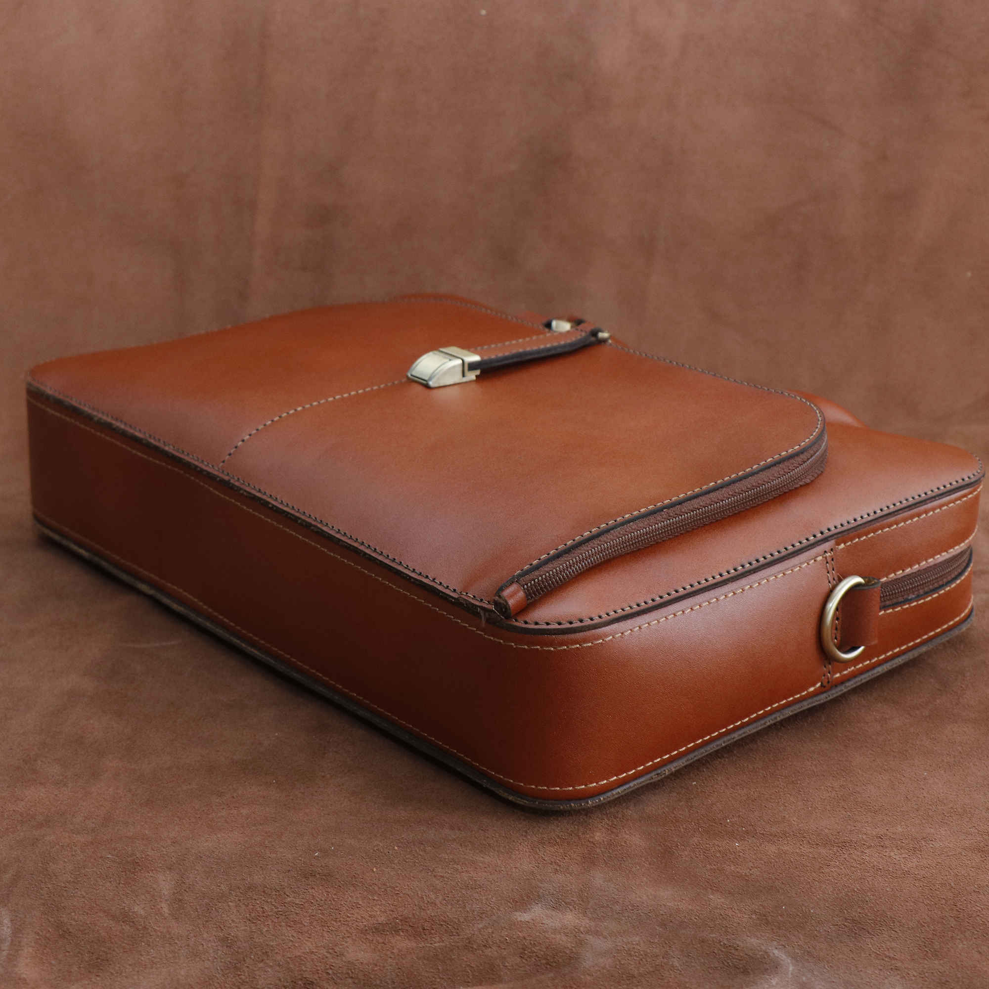 Price and Buy Persian Natural Leather Briefcase for 14 Inch Laptop – 1109B - Image 3