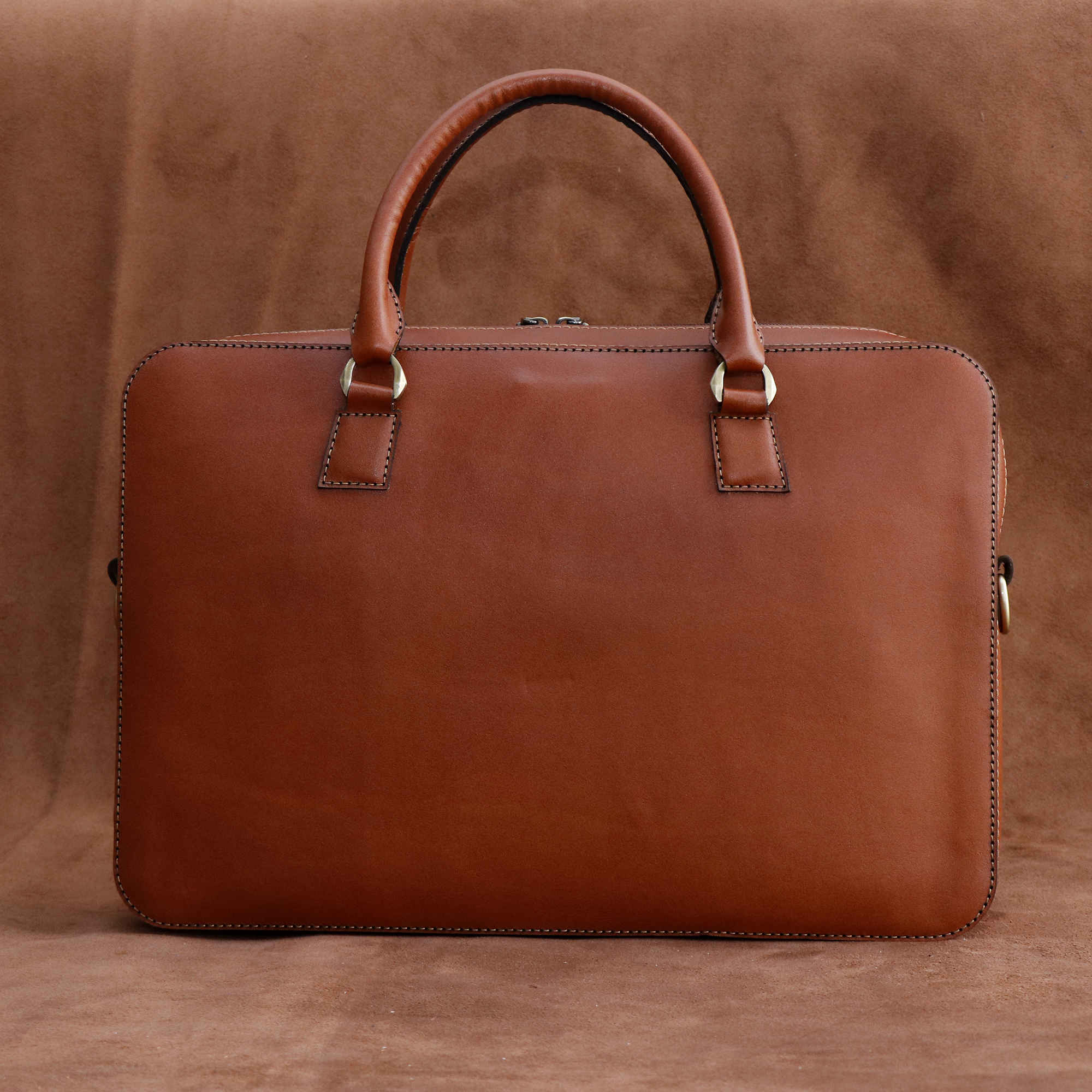 Price and Buy Persian Natural Leather Briefcase for 14 Inch Laptop – 1109B - Image 4