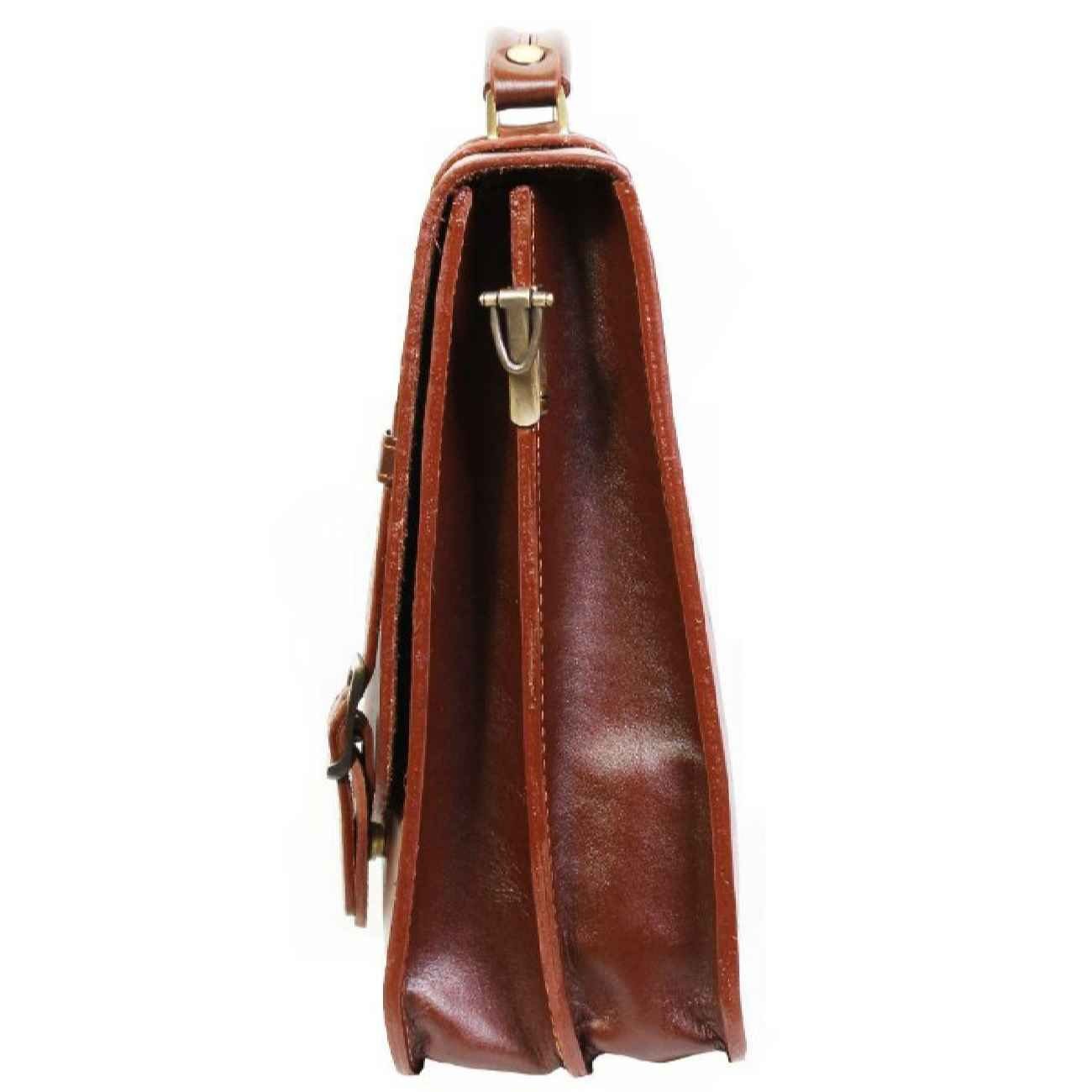 Price and Buy Persian Natural Leather Briefcase for Men – Bob Model - Image 3
