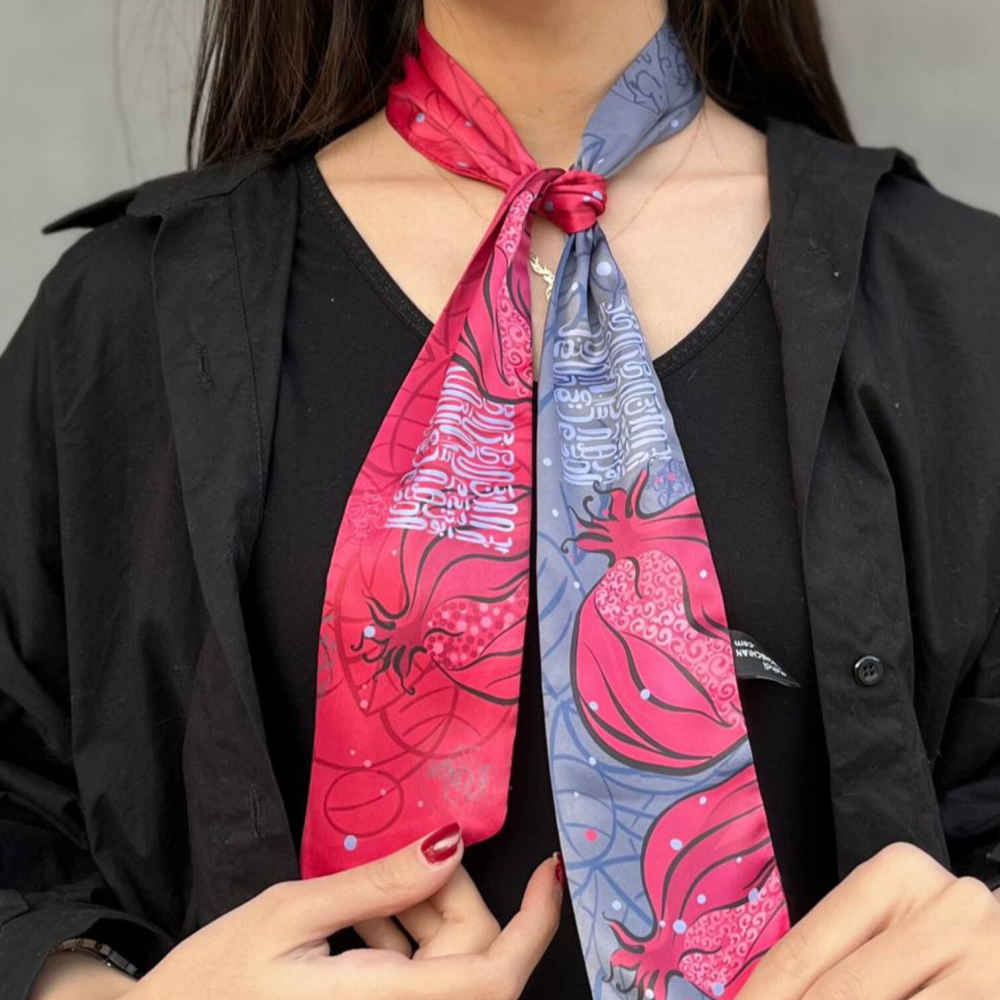 Price and Buy Persian Neck Scarf for Women Luxe and Vibrant Anar