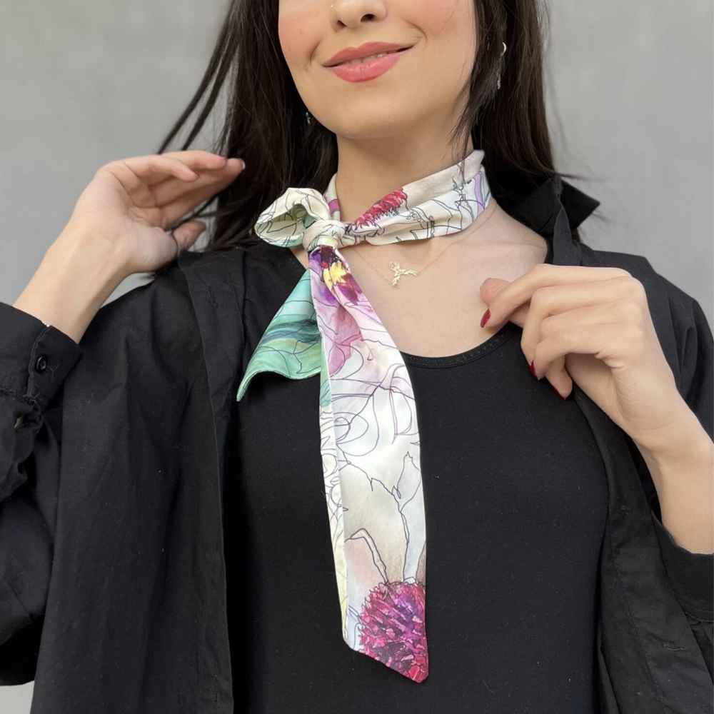 Price and Buy Persian Neck Scarf for Women Luxe and Vibrant Hess