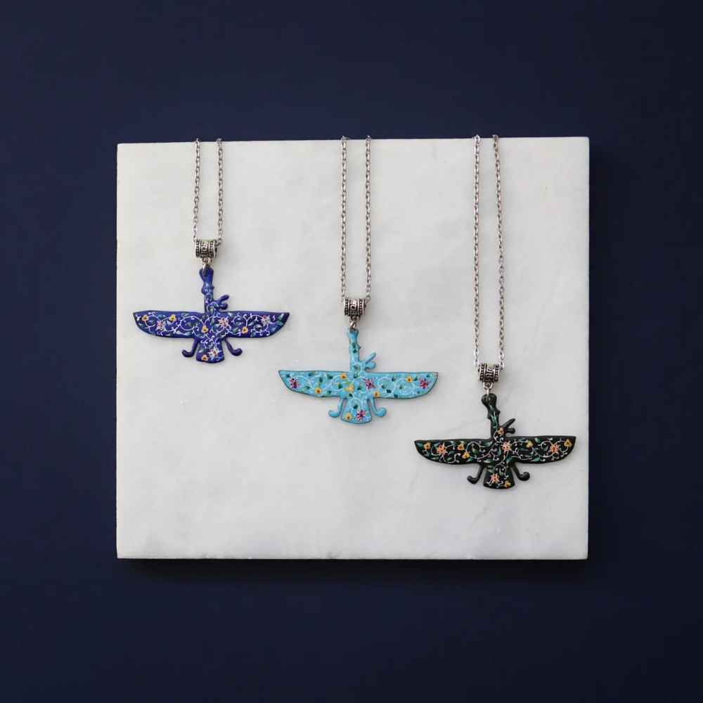 Price and Buy Persian Necklace Minimalist – Zoroastrian Symbol Farvahar