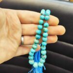 Price and Buy Persian Neyshabur Turquoise Rosary: 33 Prayer Beads Tasbih - Image 6