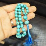 Price and Buy Persian Neyshabur Turquoise Rosary: 33 Prayer Beads Tasbih - Image 7