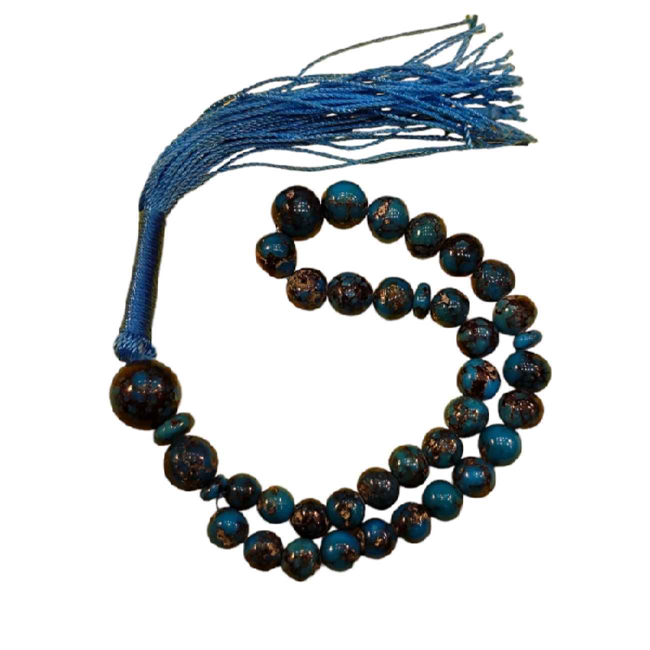 Price and Buy Persian Neyshabur Turquoise Rosary: Crafted with 33 Prayer Beads Tasbih_68ffabd06d4ef.jpeg Price and Buy Persian Neyshabur Turquoise Rosary: Crafted with 33 Prayer Beads Tasbih - Image 1