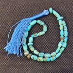 Price and Buy Persian Neyshabur Turquoise Rosary: Crafted with 33 Prayer Beads Tasbih