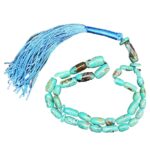 Price and Buy Persian Neyshabur Turquoise Rosary: Handcrafted Tasbih 33 Beads
