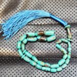 Price and Buy Persian Neyshabur Turquoise Rosary: Handcrafted Tasbih 33 Beads - Image 5