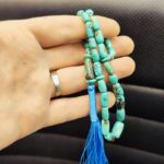 Price and Buy Persian Neyshabur Turquoise Rosary: Handcrafted Tasbih 33 Beads - Image 6