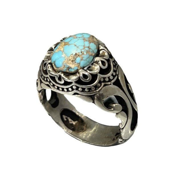 Price and Buy Persian Neyshabur Turquoise Silver Ring for Men Negin_68ffdf3fd4896.jpeg Price and Buy Persian Neyshabur Turquoise Silver Ring for Men Negin