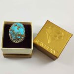 Price and Buy Persian Neyshabur Turquoise Silver Ring for Men - Image 7
