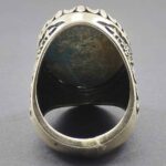 Price and Buy Persian Neyshabur Turquoise Silver Ring for Men - Image 10