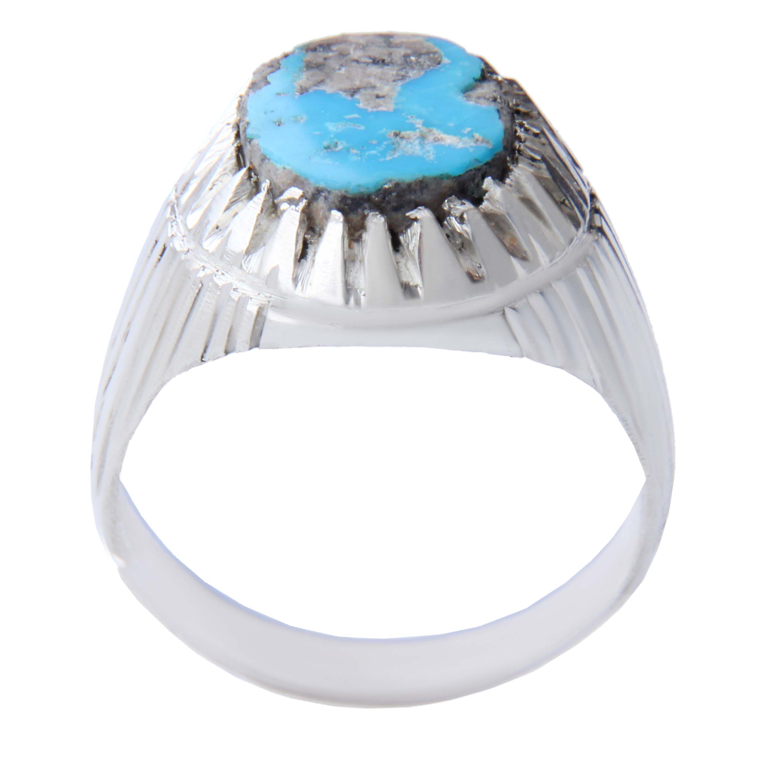 Price and Buy Persian Neyshabur Turquoise Silver Ring Handcrafted AM_4091_68ff9b8443f09.jpeg Price and Buy Persian Neyshabur Turquoise Silver Ring Handcrafted AM_4091 - Image 1