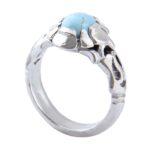 Price and Buy Persian Neyshabur Turquoise Silver Ring Handcrafted for Men