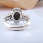 Price and Buy Persian Neyshabur Turquoise Silver Ring Handcrafted for Men - Image 3