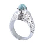 Price and Buy Persian Neyshabur Turquoise Silver Ring Handcrafted for Men