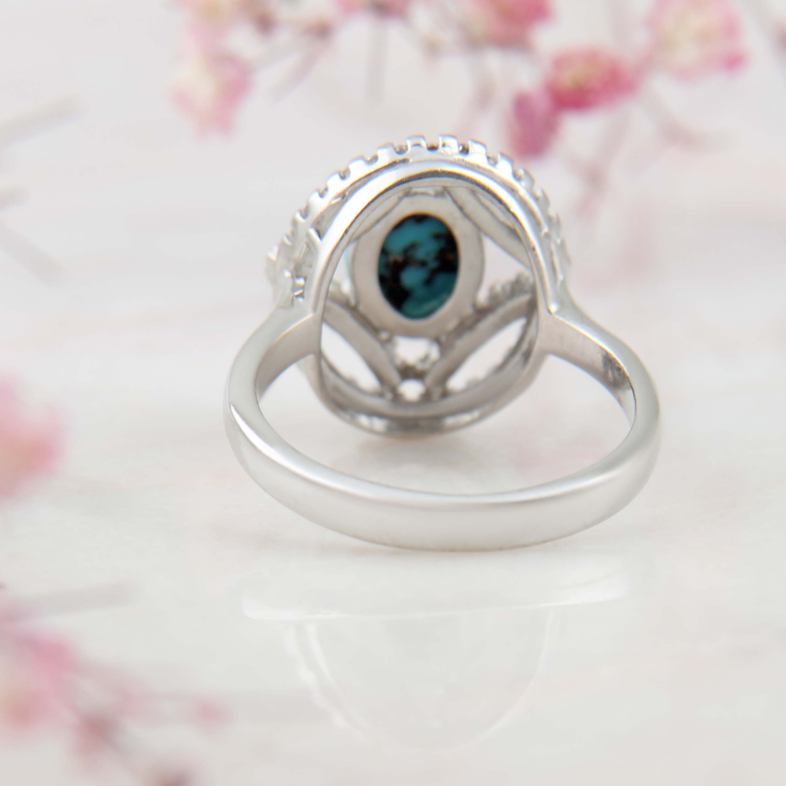 Price and Buy Persian Neyshabur Turquoise Silver Ring Handcrafted Rhodium Plated_68ff88fa86fca.jpeg Price and Buy Persian Neyshabur Turquoise Silver Ring Handcrafted Rhodium Plated - Image 7