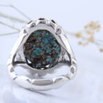 Price and Buy Persian Neyshabur Turquoise Silver Ring Handcrafted - Image 5