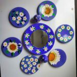 Price and Buy Persian Nowruz Haft Seen Set with Timeless Chamomile Floral Painted Pattern Set of 9