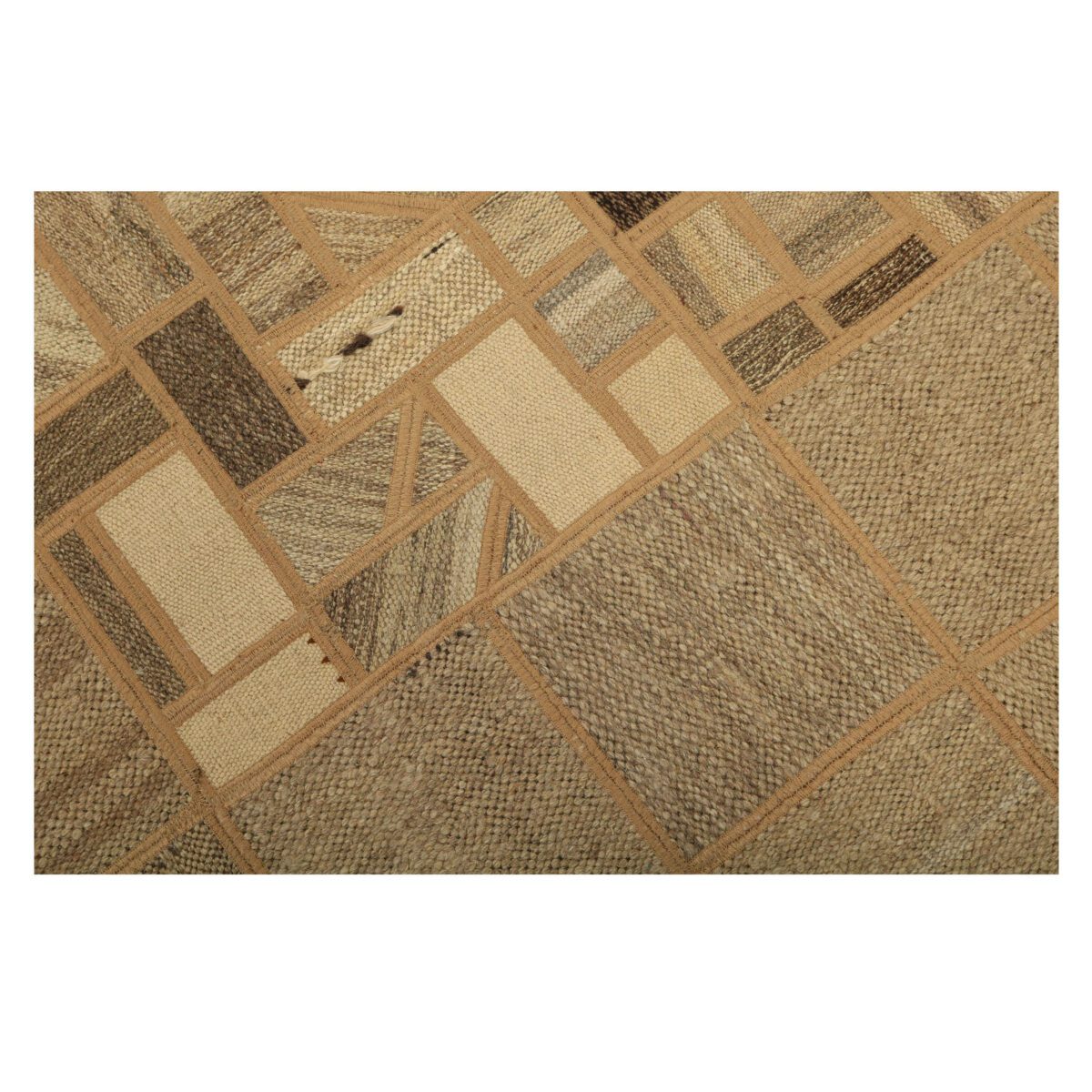 Price and Buy Persian Patchwork Kilim Rug Handwoven Cream - Image 3