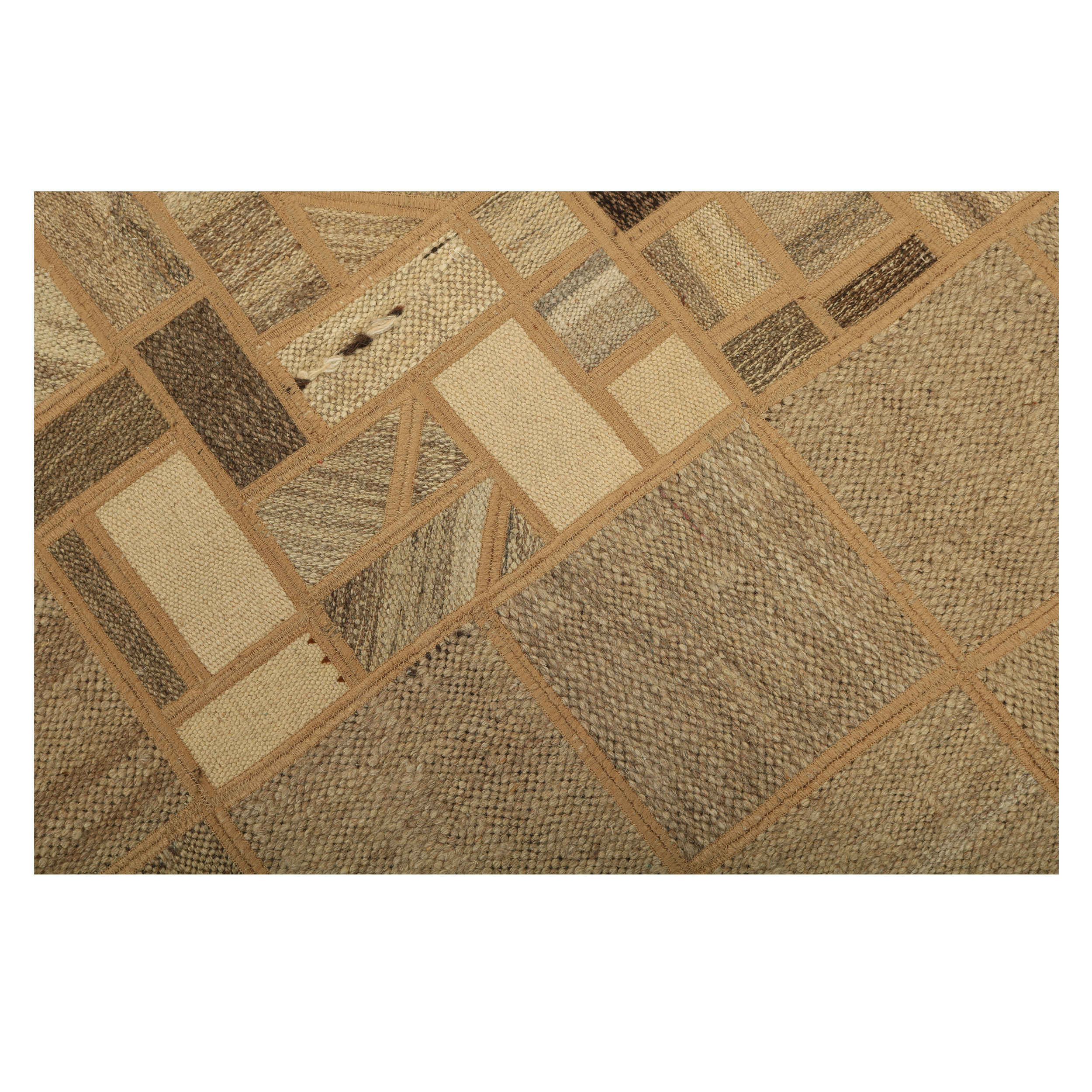 Price and Buy Persian Patchwork Kilim Rug Handwoven Cream - Image 3