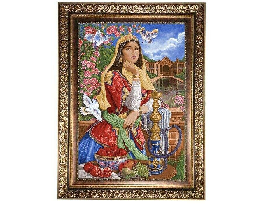 Price and Buy Persian Pictorial Rug Depicting Girl