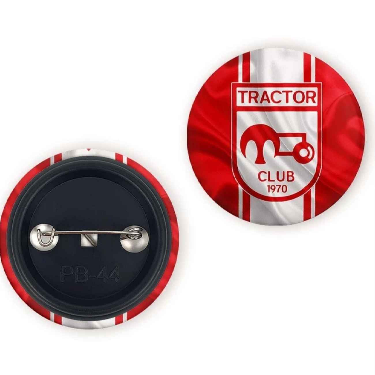 Price and Buy Persian Pinback Button with Matte Scratch-Resistant Tractor Sazi FC Design - Image 4