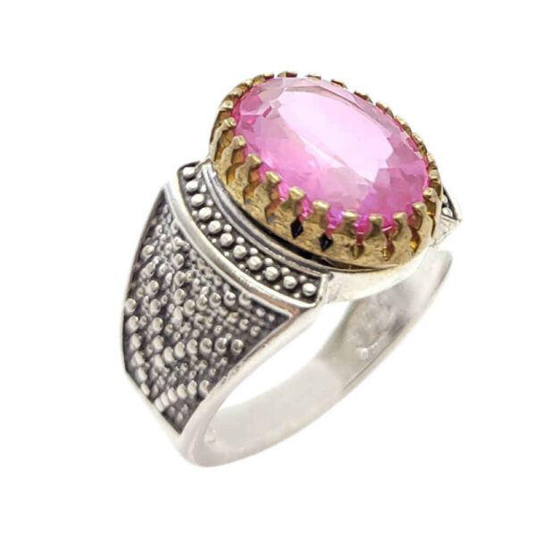 Price and Buy Persian Pink Topaz Silver Ring for Men Vahab_68fc88efb4243.jpeg Price and Buy Persian Pink Topaz Silver Ring for Men Vahab