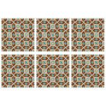 Price and Buy Persian Placemat with Geometric Floral Pattern(Set of 6)