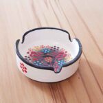 Price and Buy Persian Pottery Ashtray – Handmade Dot Art Design Goldar - Image 5