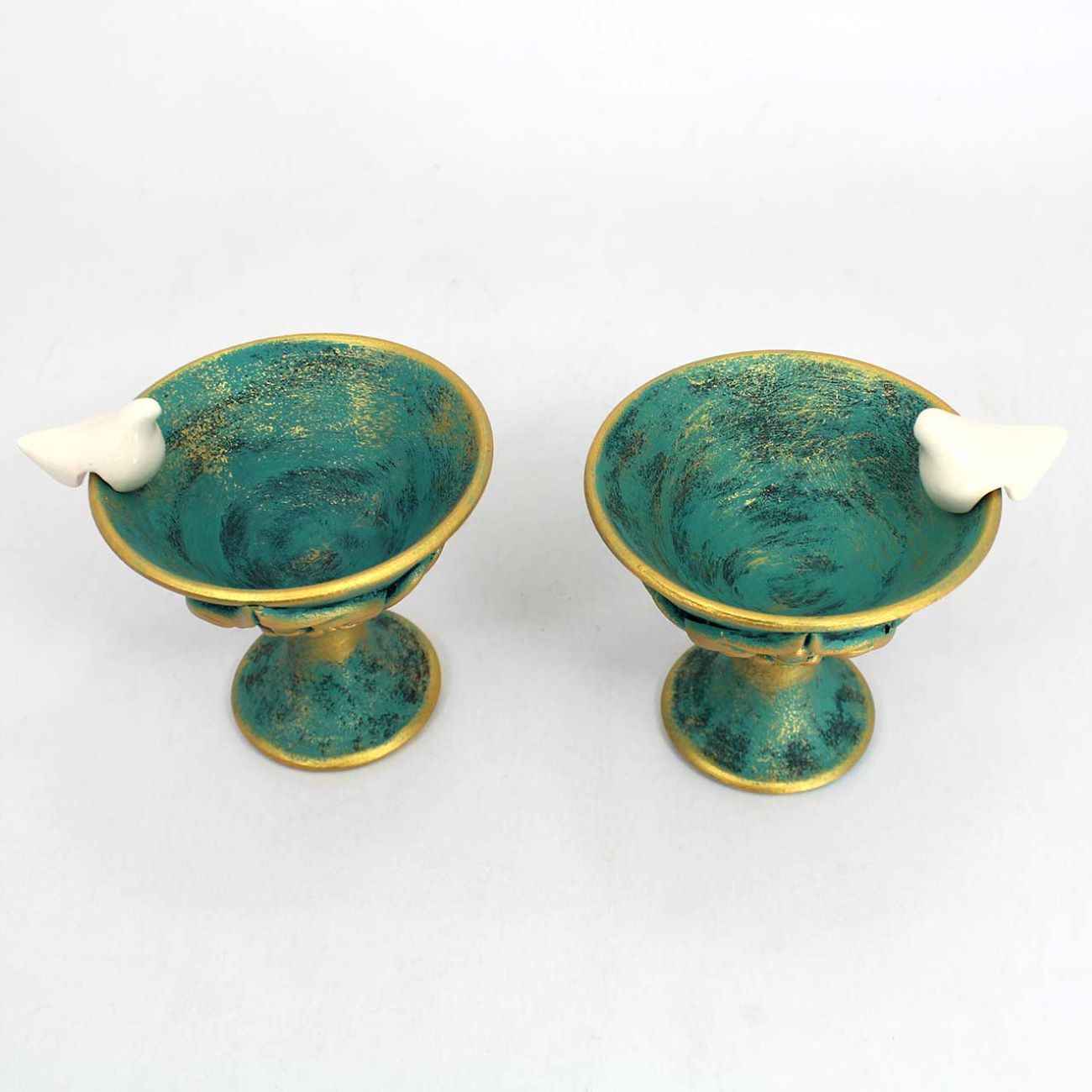 Price and Buy Persian Pottery Candlestick Handcraft with Bird Design - Image 3