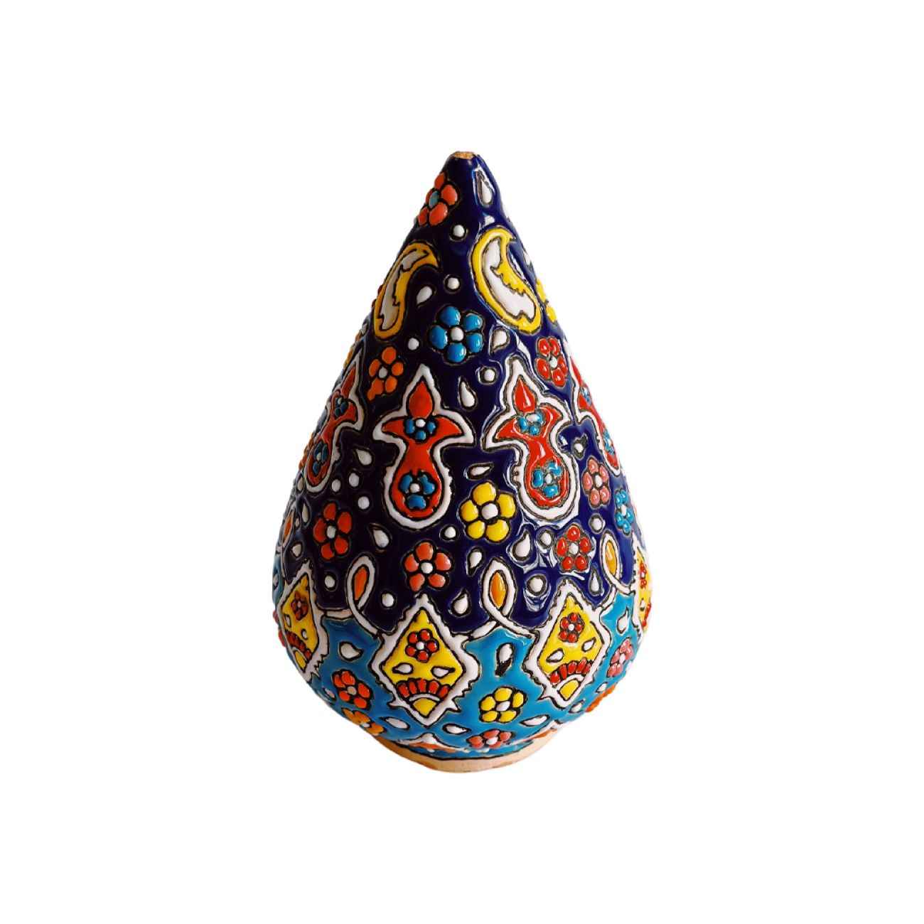 Price and Buy Persian Pottery Candlestick Minakari Handmade with Artistic Design - Image 3