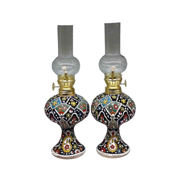Price and Buy Persian Pottery Kerosene Oil Lamp with Enameling Artistry (x2)_68fe9c9a9aa86.jpeg Price and Buy Persian Pottery Kerosene Oil Lamp with Enameling Artistry (x2)