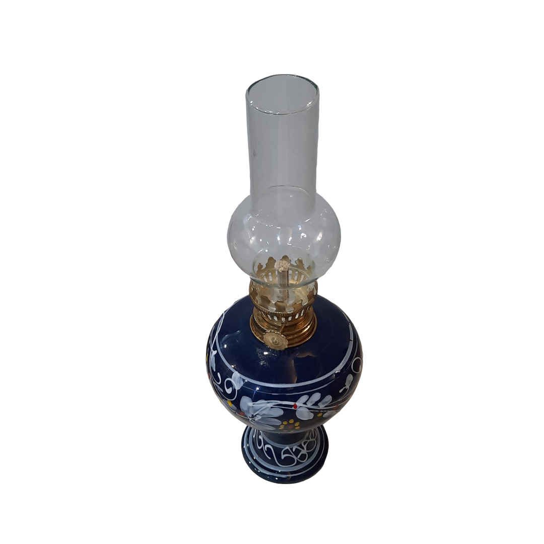 Price and Buy Persian Pottery Kerosene Oil Lamp with Hand-Painted Artistry - Image 3