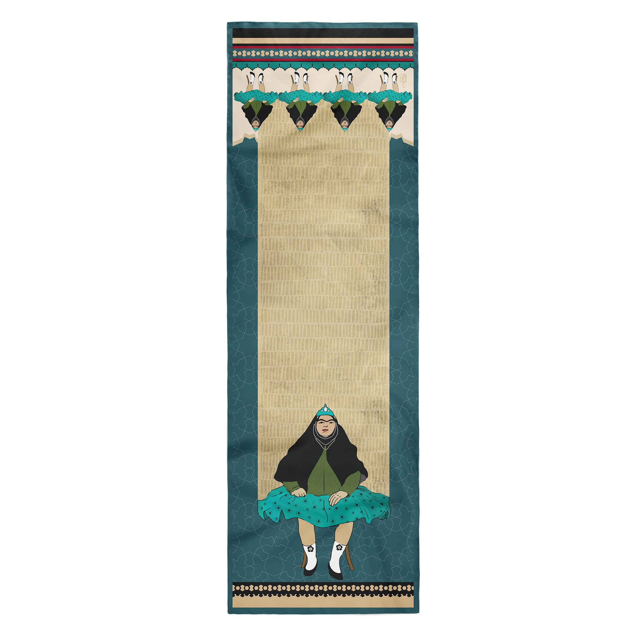 Price and Buy Persian Print Shawl for Women Artistic Model Esmat