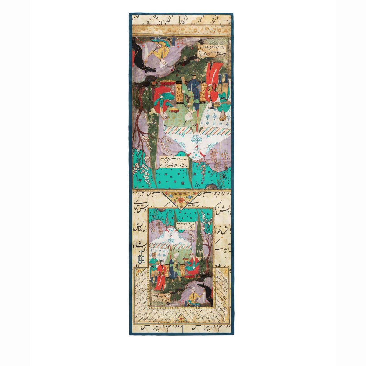 Price and Buy Persian Print Shawl for Women Artistic Model Khosro Shirin