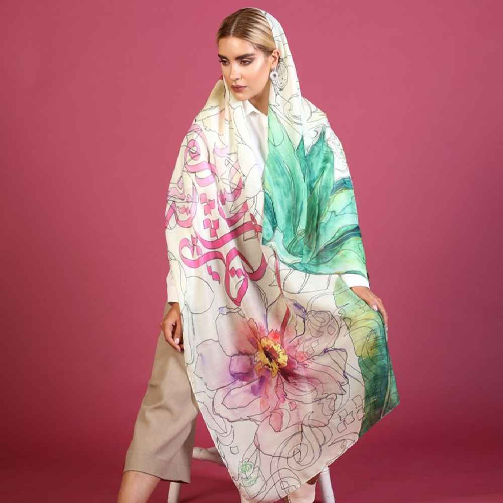 Price and Buy Persian Printed Shawl Artistic & Lightweight Hess - Image 3