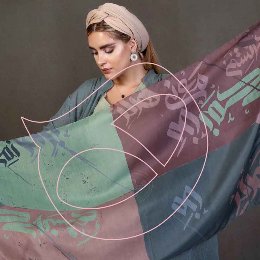 Price and Buy Persian Printed Shawl Artistic & Lightweight Hiva - Image 4