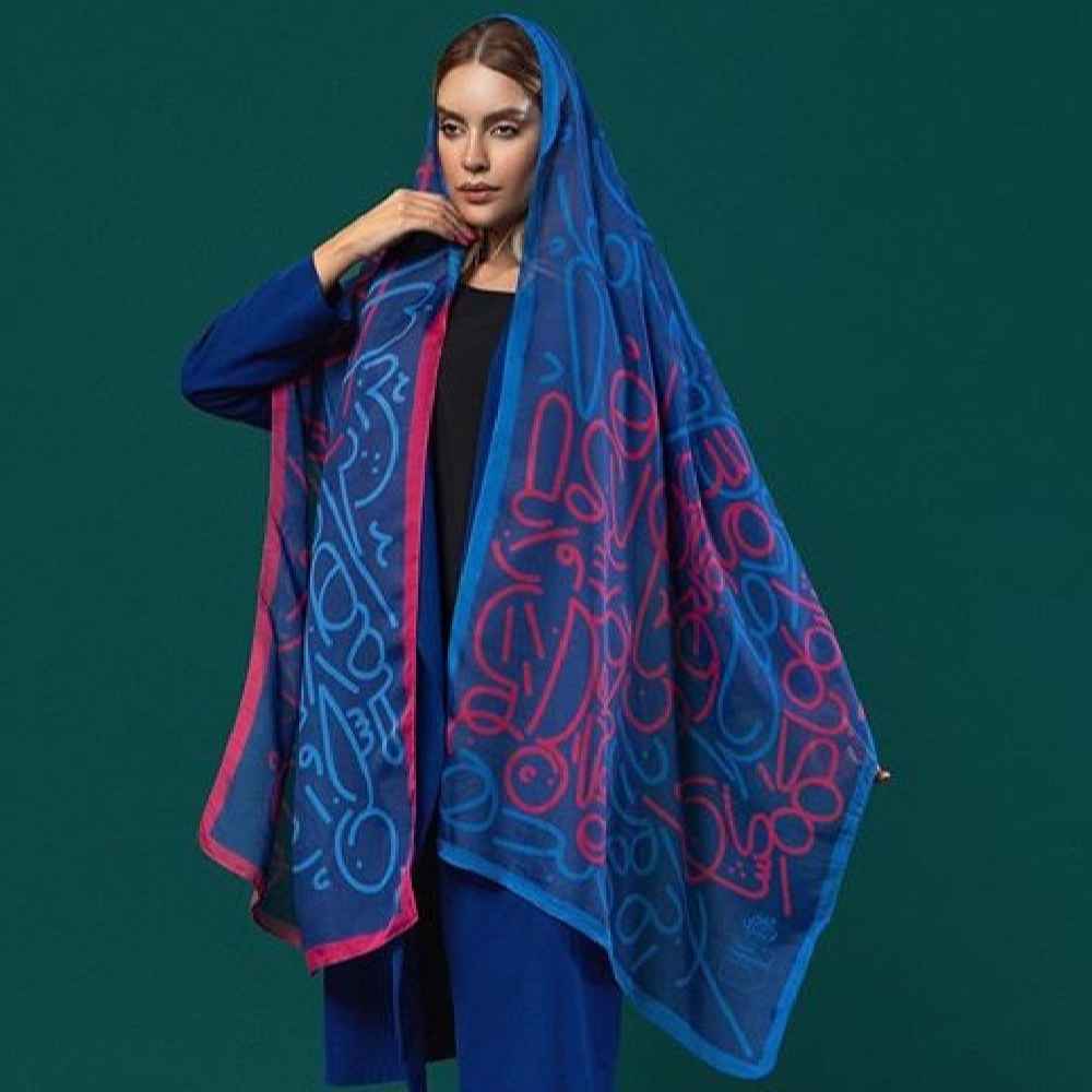 Price and Buy Persian Printed Shawl Artistic & Lightweight Sokhan - Image 3